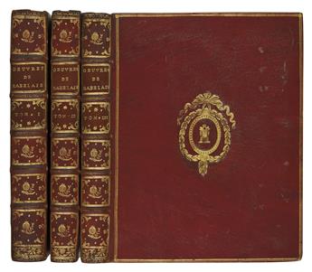 RABELAIS, FRANÇOIS. Oeuvres . . . Nouvelle Édition.  3 vols.  1741